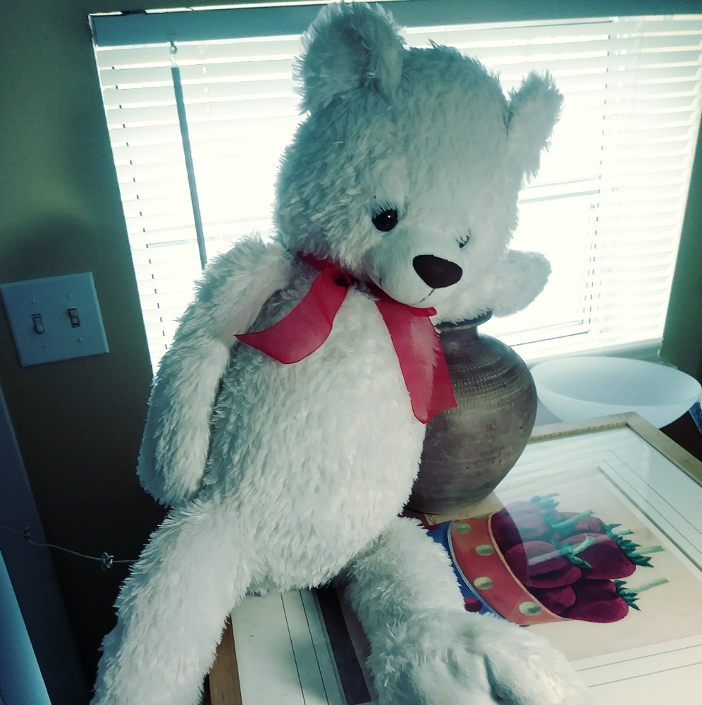 ATICO- RARE STUFFED PLUSH BEAR.🎁